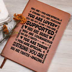 You Are a Fighter – Leather Journal